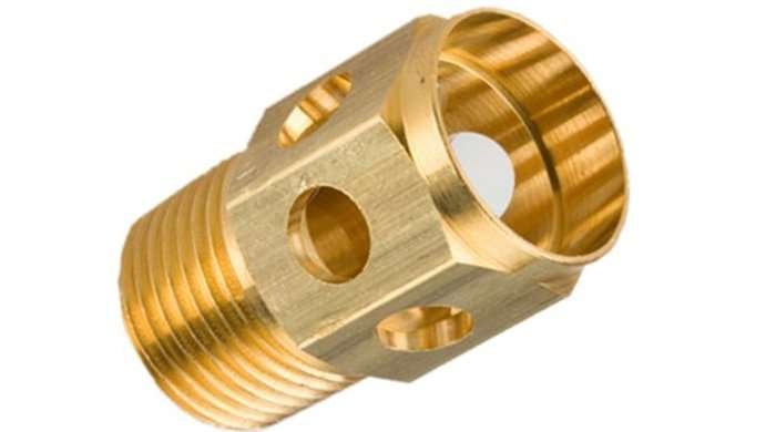 complex brass component