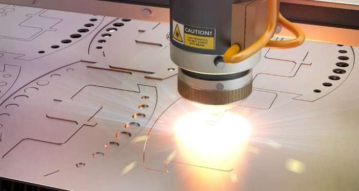 laser cutting process