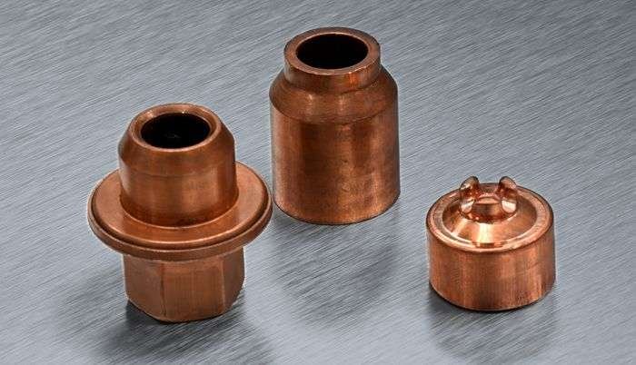 copper machined parts